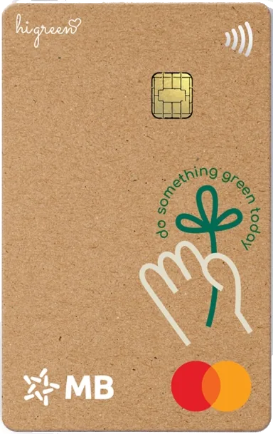 Thẻ MB Mastercard Hi Green
