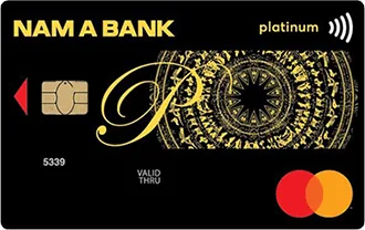 Thẻ Nam A Bank Mastercard Platinum