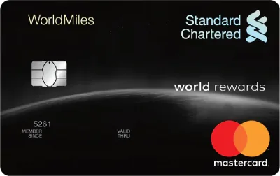 Thẻ Standard Chartered Priority WorldMiles
