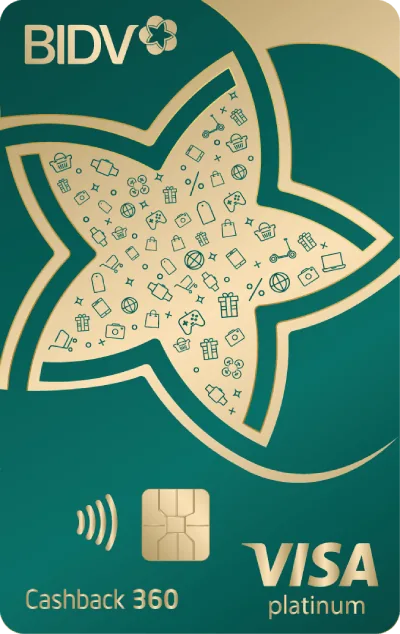 Thẻ BIDV Visa Cashback 360