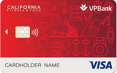 Thẻ VPBank California Fitness Visa Platinum