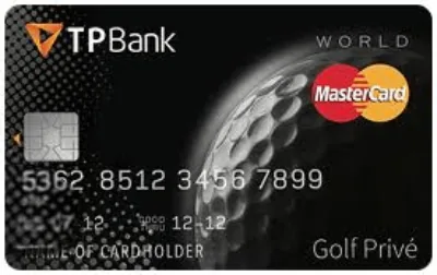 Thẻ TPBank World MasterCard Golf Privé