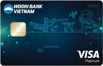 Thẻ Woori Visa Platinum