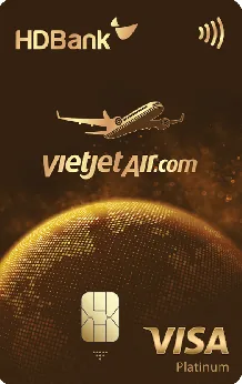 Thẻ HDBank Vietjet Visa Platinum