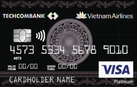 Thẻ Vietnam Airlines Techcombank Visa Platinum