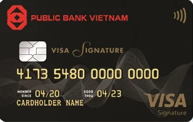 Thẻ Public Bank Visa Signature