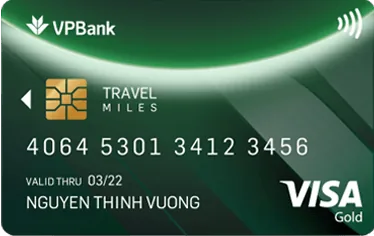 Thẻ VPBank Visa Gold Travel Miles