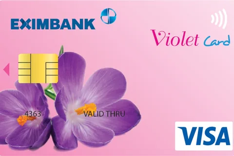Thẻ Eximbank Visa Violet