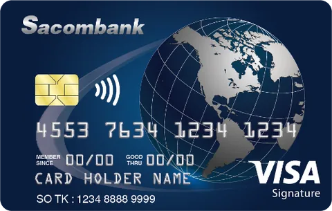 Thẻ Sacombank Visa Signature