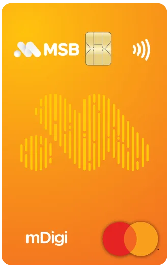 Thẻ MSB Mastercard mDigi