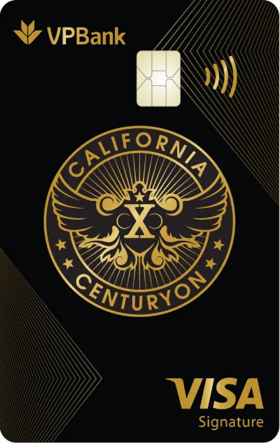 Thẻ VPBank California Centuryon Visa Signature