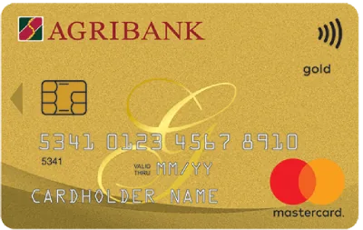 Thẻ Agribank Mastercard Gold