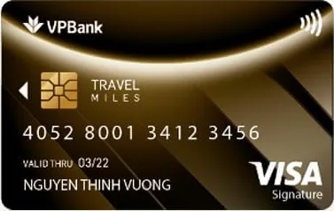 Thẻ VPBank Visa Signature Travel Miles