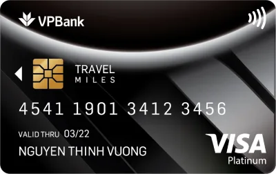 Thẻ VPBank Visa Platinum Travel Miles