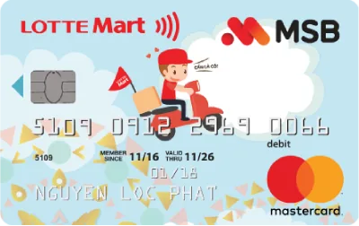 Thẻ MC Lotte Mart - MSB
