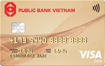 Thẻ Public Bank Visa Gold