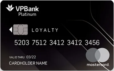 Thẻ VPBank Platinum MasterCard loyalty