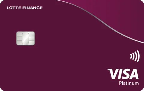 Thẻ LOTTE Finance VISA Platinum