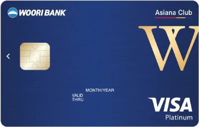 Thẻ Asiana Woori W Platinum