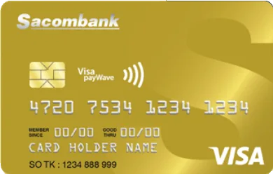 Thẻ Sacombank Visa
