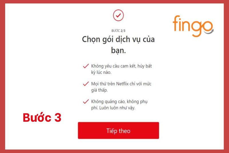 Chọn gói dịch vụ