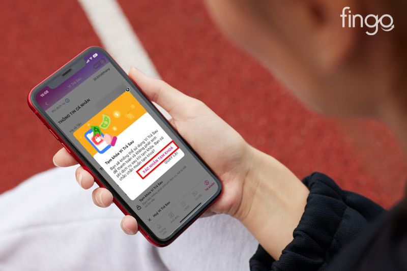 Nhấn Xác nhận tạm khóa