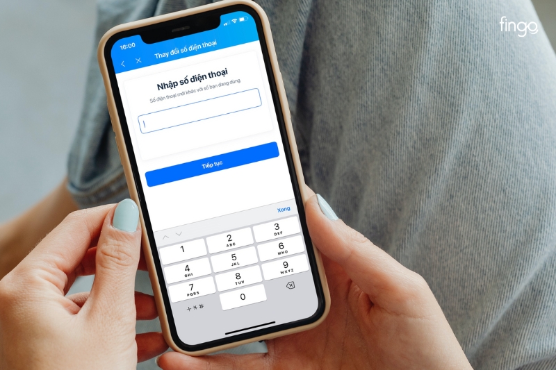 Nhập số điện thoại Zalo Pay mới của bạn