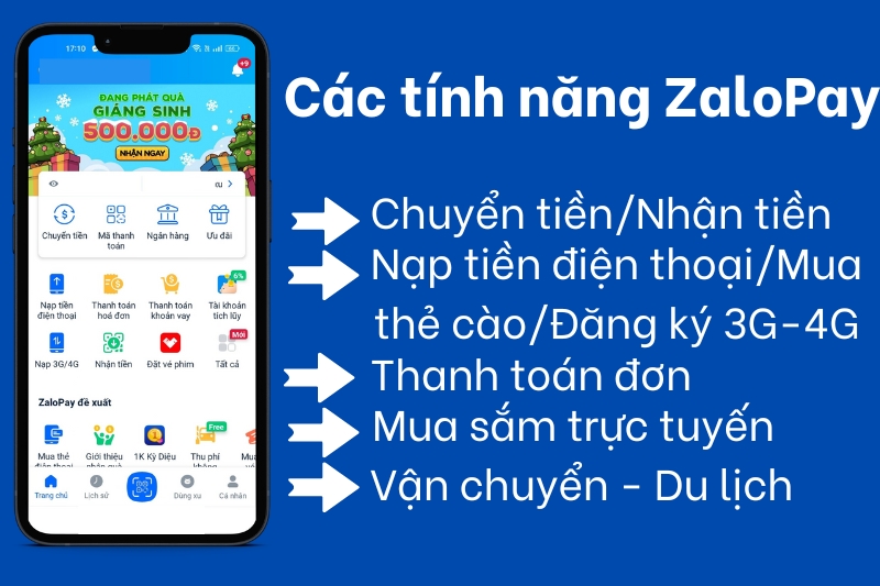 Các tính năng của ZaloPay