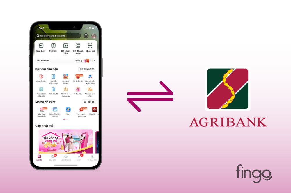 Hướng dẫn liên kết MoMo với Agribank đơn giản, nhanh