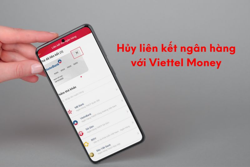 Fingo sẽ hướng dẫn bạn cách hủy liên kết ngân hàng với Viettel Money