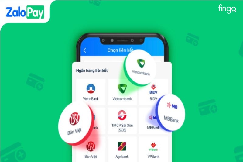 Các ngân hàng với liên kết Zalo Pay