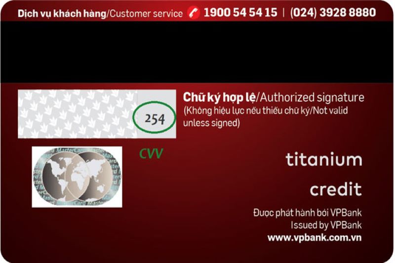 mã số cvv thẻ tín dụng