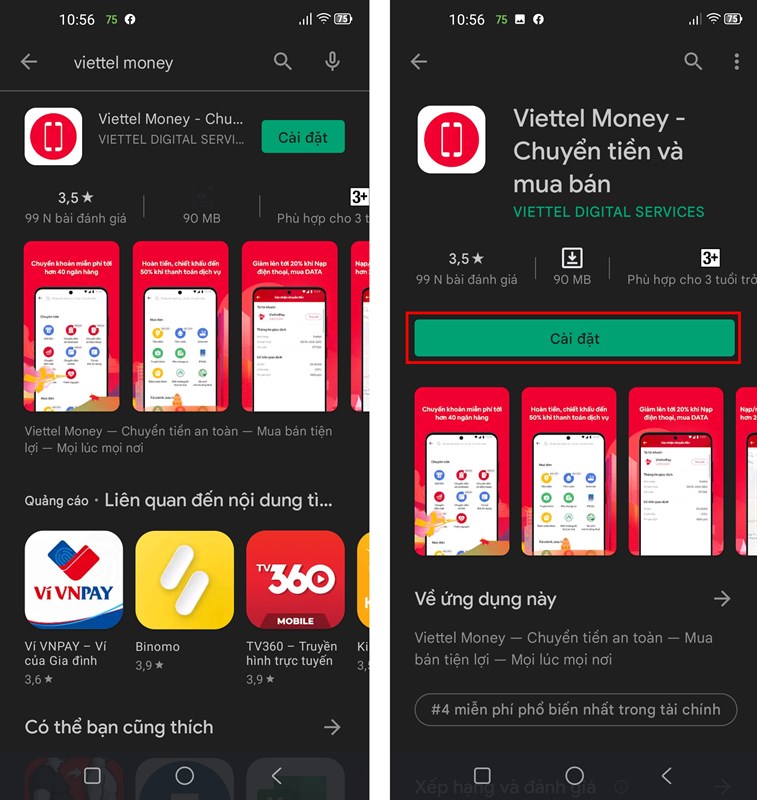 Tải Viettel Money