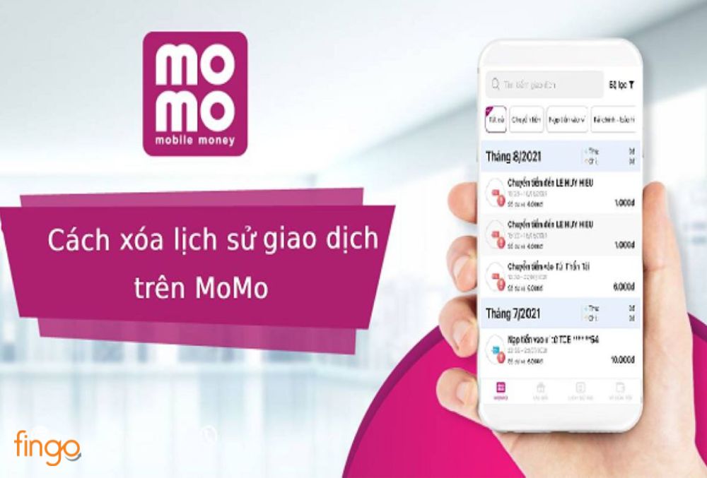 Cách xóa lịch sử giao dịch trên MoMo