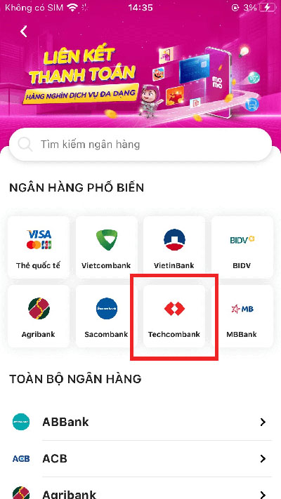 Chọn ngân hàng Techcombank