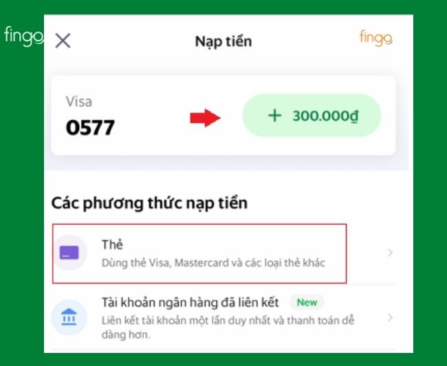 Chọn phương thức thanh toán