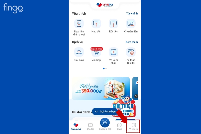 Chọn ví của tôi