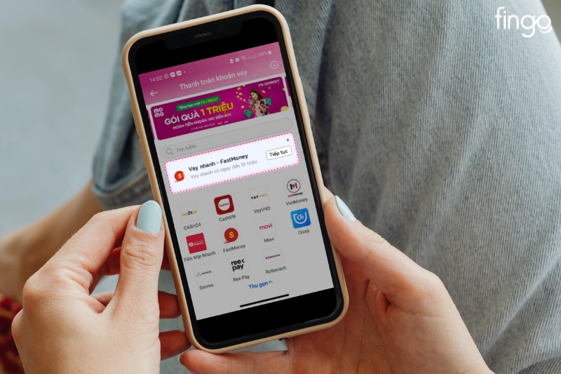 Chọn dịch vụ Fast money
