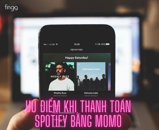 Những ưu điểm thanh toán Spotify bằng MoMo