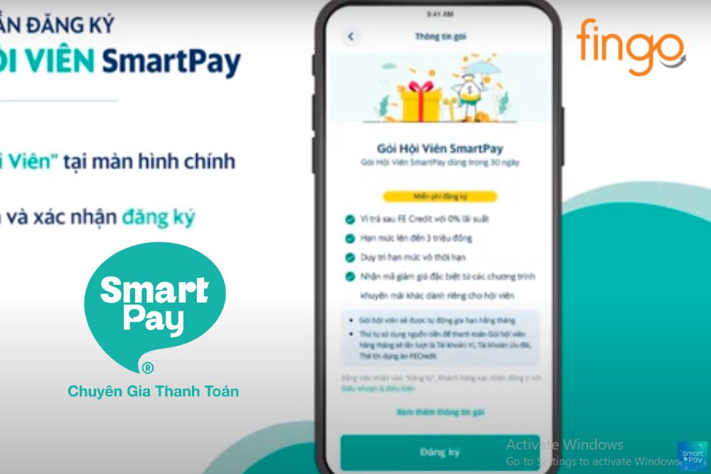 Đăng ký ví trả sau SmartPay