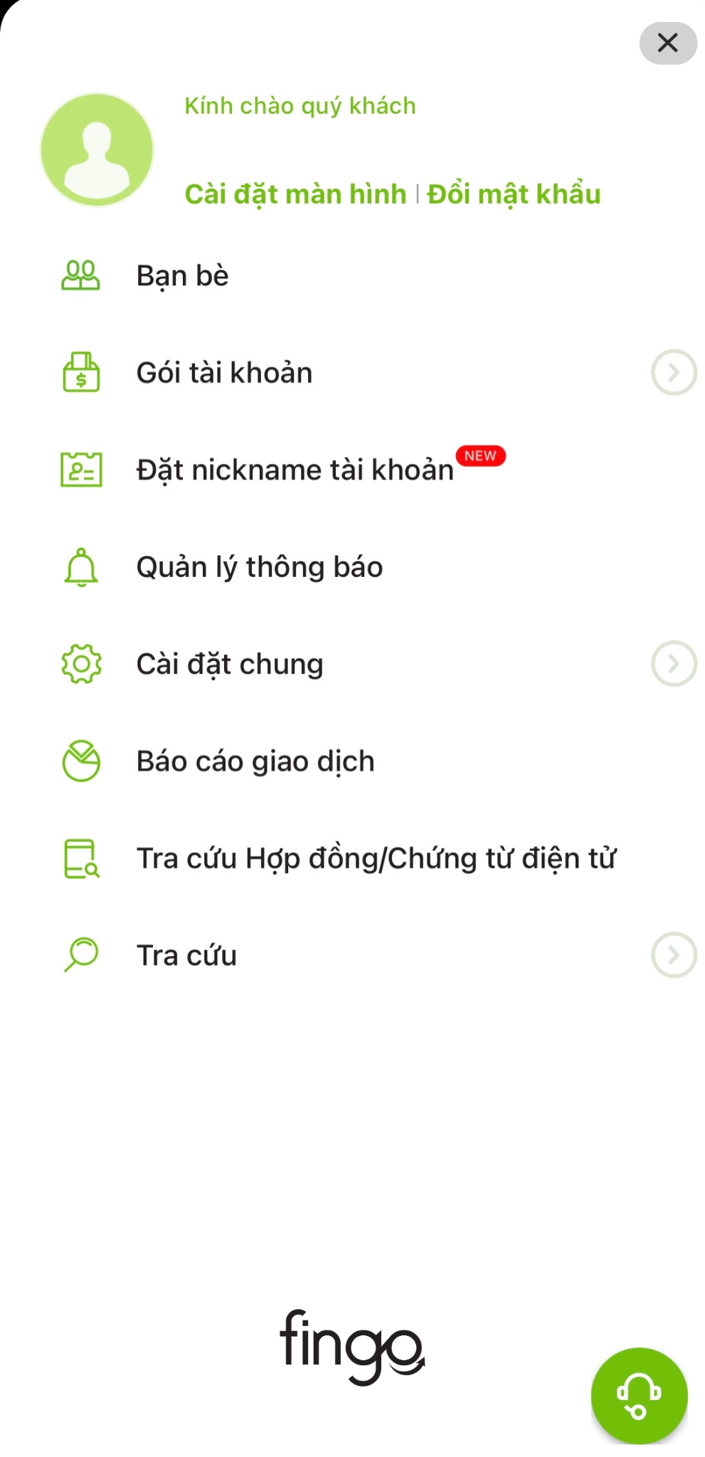 Đổi mật khẩu Vietcombank Digibank bước 2