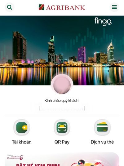 Nhấn vào "lịch sử giao dịch" ở góc cuối bên phải