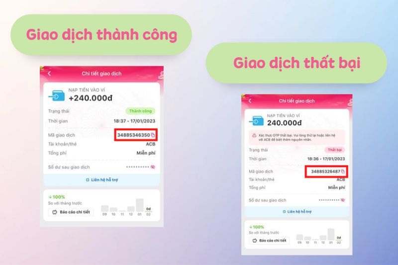 Mã giao dịch MoMo là dãy 11 số ngẫu nhiên cung cấp thông tin cho khách hàng sau giao dịch