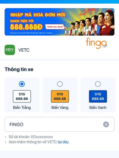 Nhập thông tin và nhấn thanh thanh toán