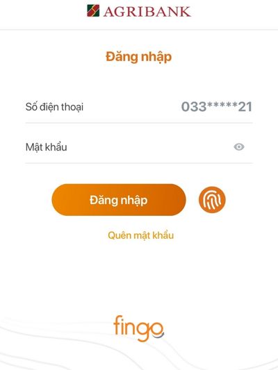 Nhập thông tin cá nhân để đăng nhập vào Mobile Banking