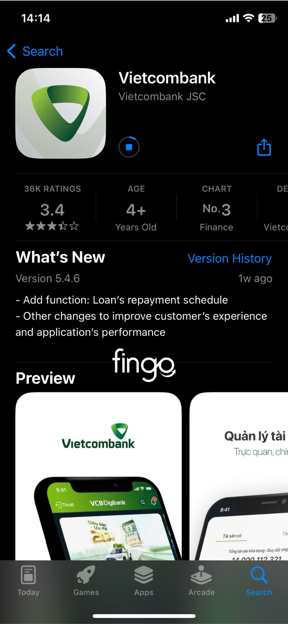 wrong key vietcombank bước 2