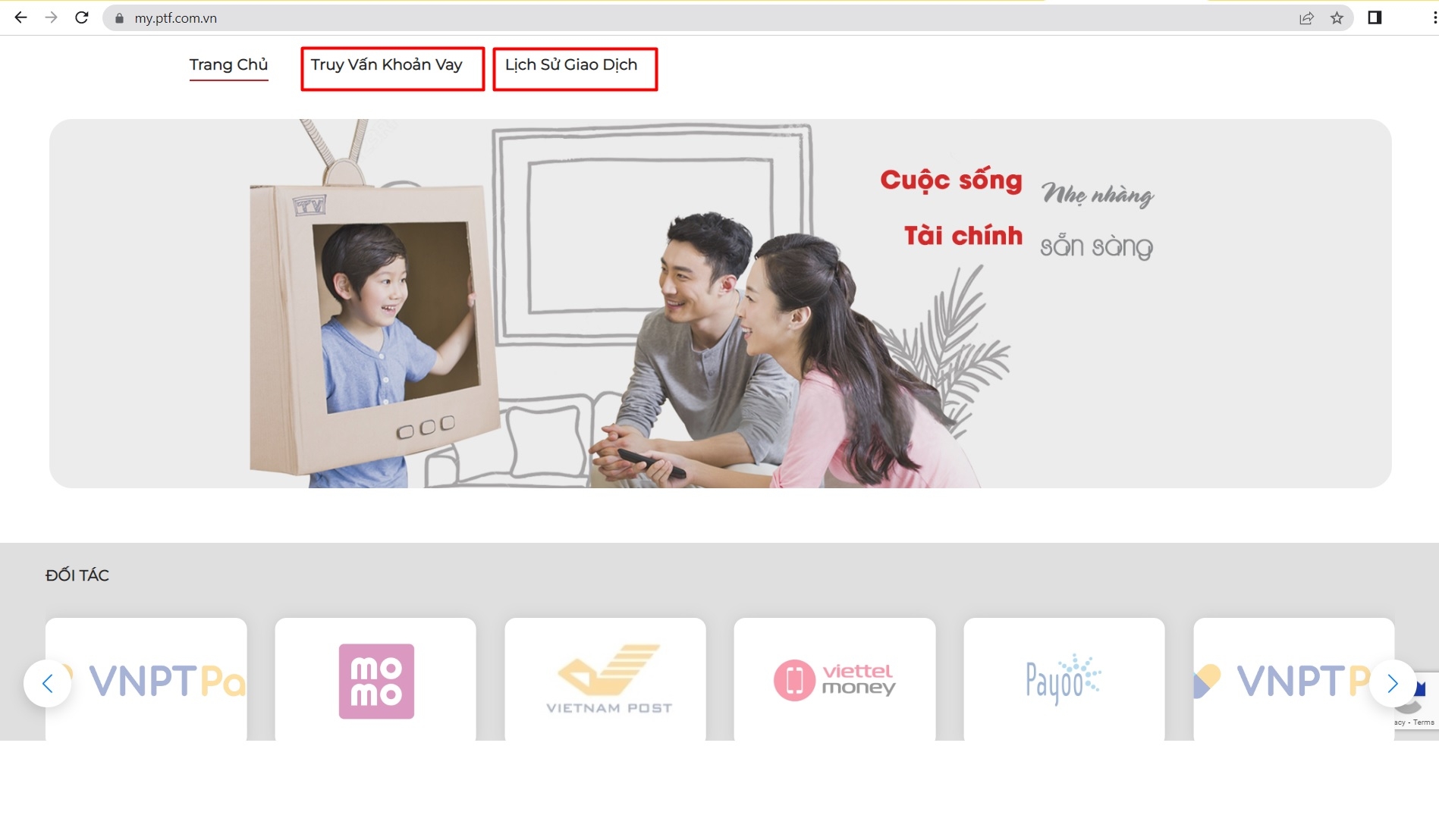 Tài chính Fingo - Tra cứu hợp đồng PFT bước 3
