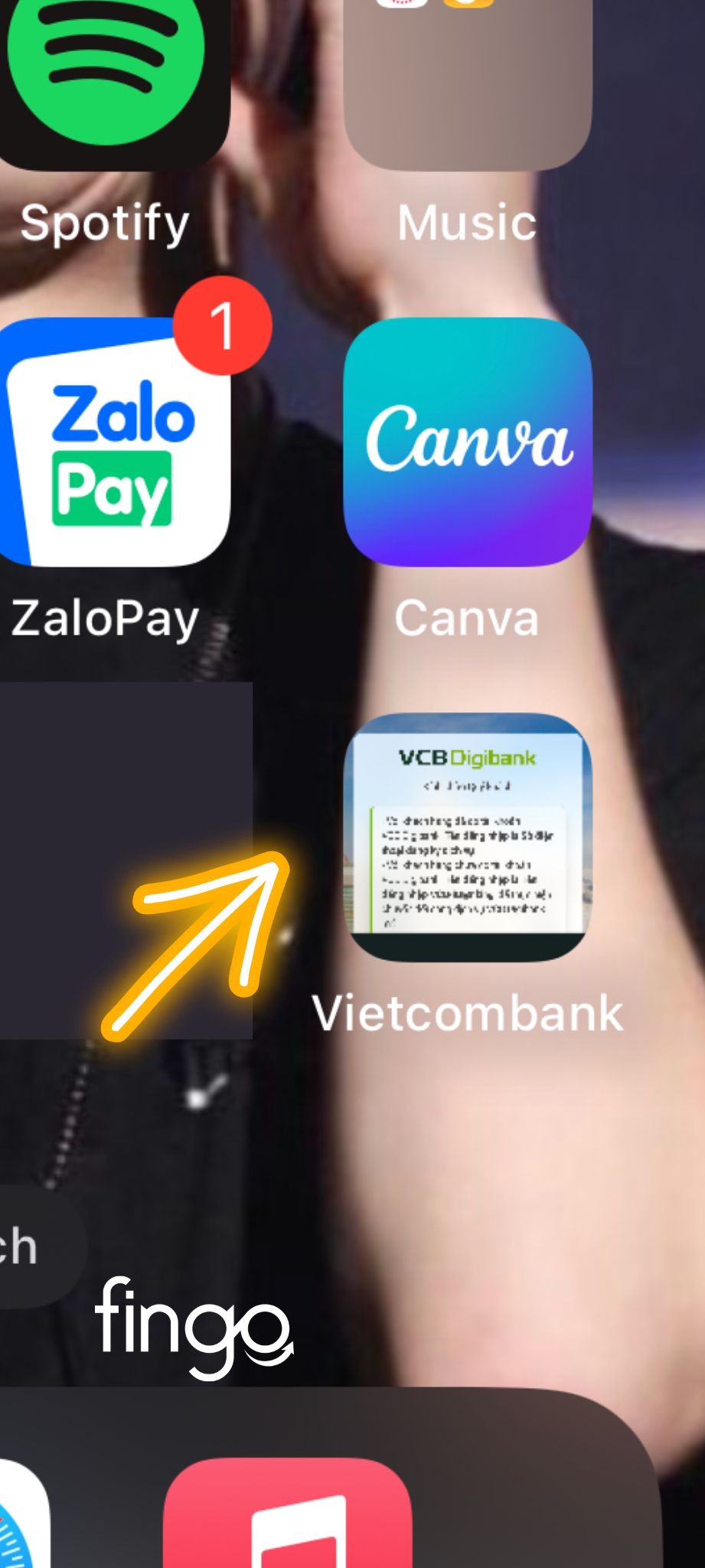 Cách đăng nhập 2 tài khoản Vietcombank trên điện thoại b4 ios