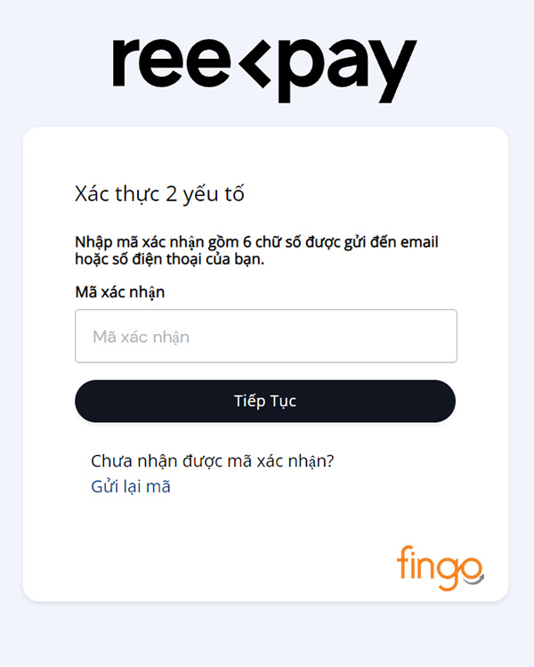 Nhập OTP xác thực tài khoản