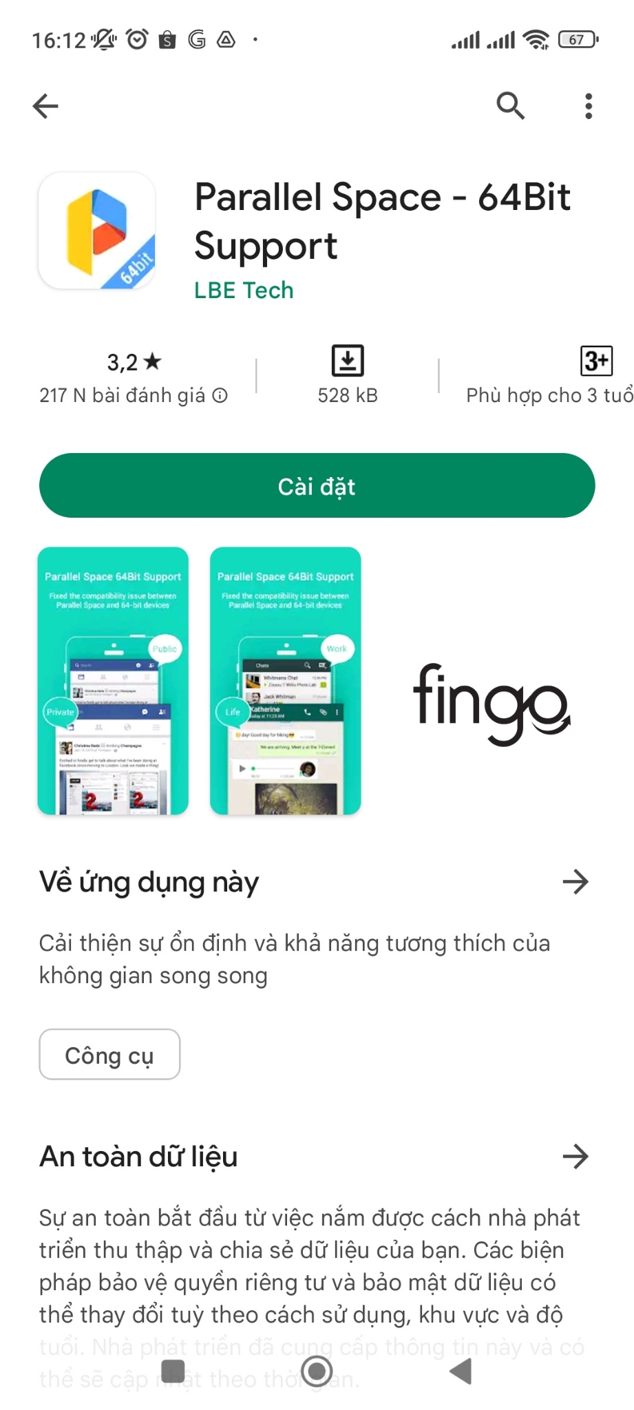 Cách đăng nhập 2 tài khoản Vietcombank trên điện thoại b1